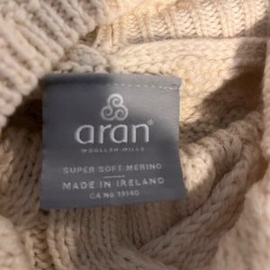 New never worn Aran Irish sweater